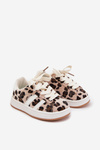 Sports Shoes Sneakers Kids Leopard Beige Amelle