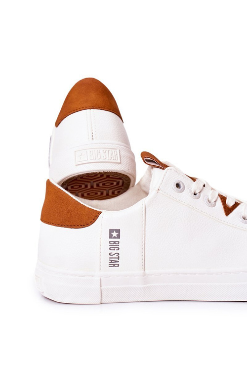 Men's Leather Sneakers Big Star GG174025 White