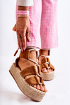 Women’s Espadrilles On Platform Camel India
