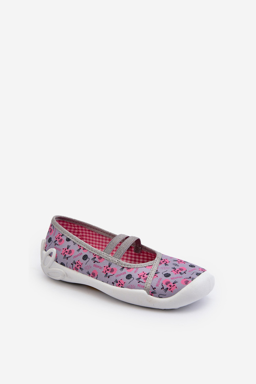 Flip-flops Ballerinas Befado Cats 116X315 Grey-Pink