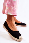 Classic Suede Women's Espadrilles Black Calabria