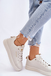 Women's Lace-up Sport Shoes Beige Mikaela