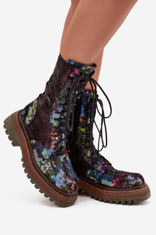 Women's Leather Workery Maciejka 06203-39 Multicolor