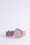 Women's Watch Ernest Manon Suede Purple Gold