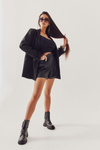 Leather Boots On Flat Heels Black Marlis