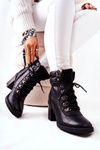 Stiletto Booties Heated Black Charmmis