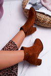 Women's Heeled Boots Sergio Leone Camel BT520