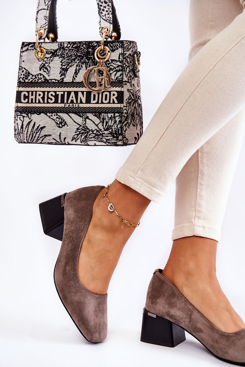 Suede Pumps La.Fi 230034G-SU Grey