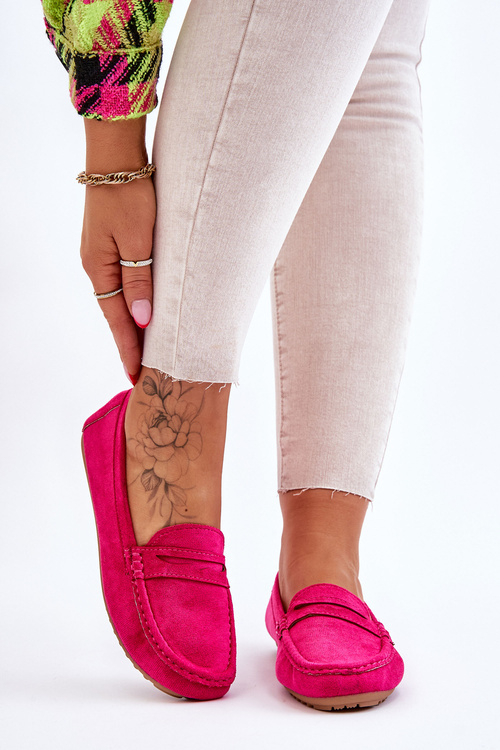 Women's Classic Suede Loafers fuchsia Ivana