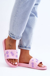 Women's Slippers With Emoticons Pink Cosette
