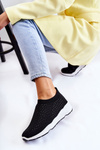 Women's Sport Shoes With Zircons Black Calsey