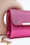 Pink Clutch Bag on Chain Onelia