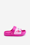 Light Children's Slides Sandals With Animal Motif Fuchsia Rico
