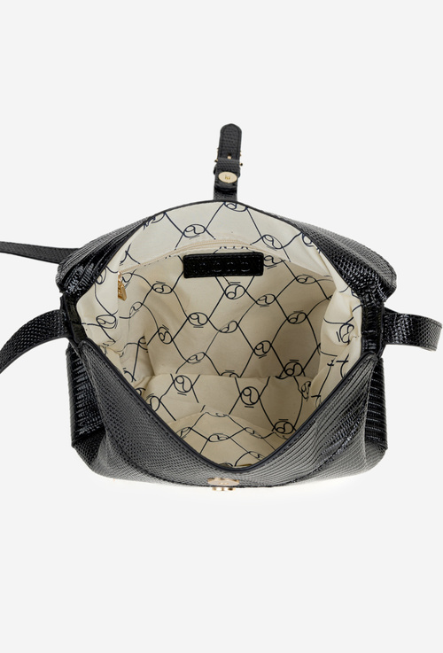 Messenger Bag with Small Pattern NOBO BAG5780-M20 Black