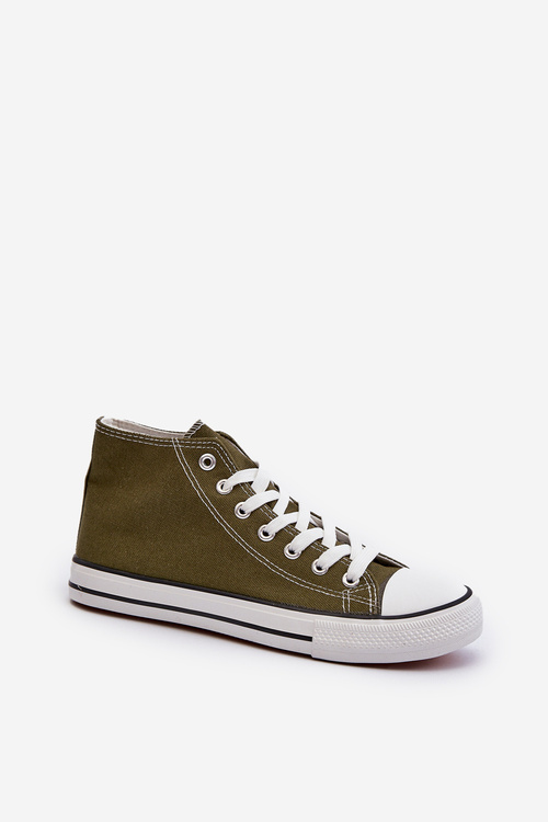 Women's Dark Green Sneakers Socerio