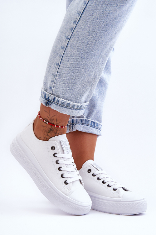 Women's Platform Trainers Big Star LL274A177 White