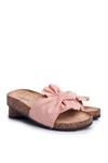 Women's Cork Flip Flops Cardiff Pink Felis