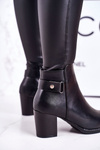 Women’s Insulated Boots On A Heel Black Unstoppable