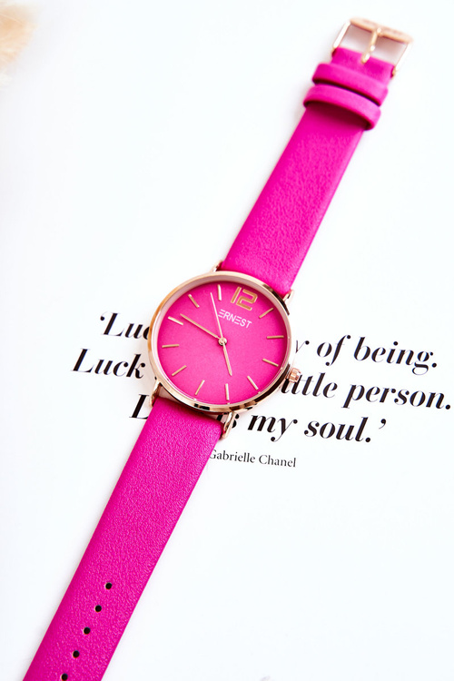 Women's Watch Ernest Fuchsia Sandmill