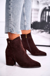 Women's Boots On Heel Brown So Good