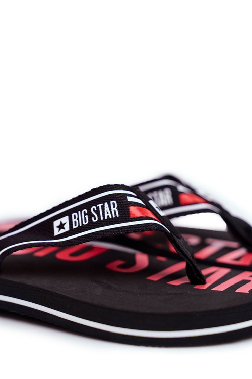 Men's Slides Flip flops Big Star Black FF274A450