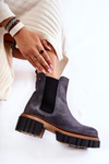 Ankle Boots Worker Maciejka Gray 05312-03