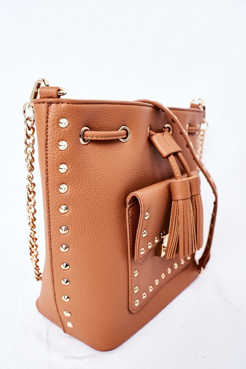 Messenger Bag On A Chain NOBO K4090 Brown