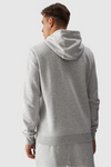 Men's Sweatshirt Pullover With Hood Light Gray 4FWMM00TSWSM1464-27M