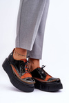 Women's Leather Brogues Maciejka 5074A-01 Black