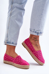 Espadryle Damskie Ażur Różowe One Lover 6605