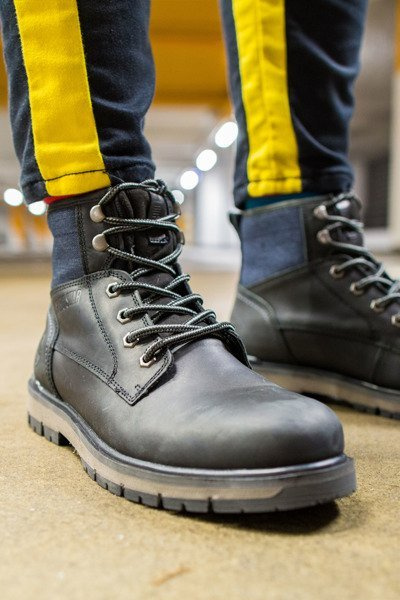 Men's Leather Trappers Big Star Black EE174267