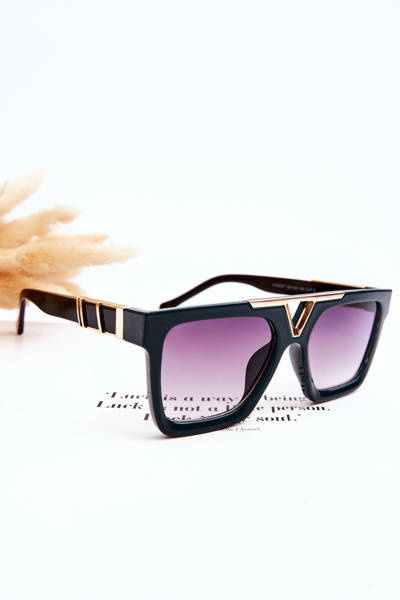 Women's Sunglasses V130037 Black and green