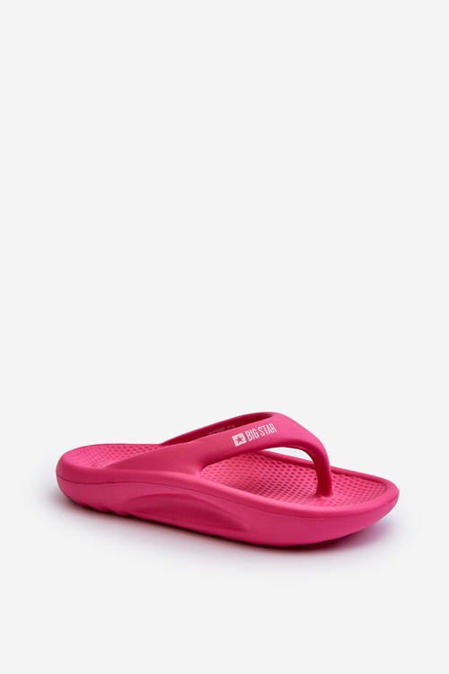Women's Foam Flip Flops Big Star NN274A651 Fuchsia