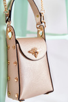 Small Women's Handbag With Ornament Gold Ellies