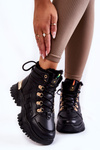 Women's Warm Boots On The Platform Black Ofelia