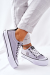 Tenisówki Trampki Platforma BIG STAR Szare II274023