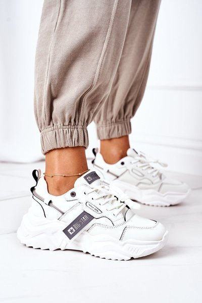Women's Sport Shoes Big Star GG274213 White-Grey
