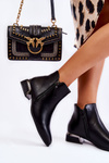 Women's Leather Warm Boots Black Laufey