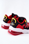Children's Sport Shoes With Velcro ABCKIDS Black-Red