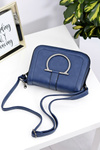 Women's Navy Blue Shoulder Handbag Letterpack