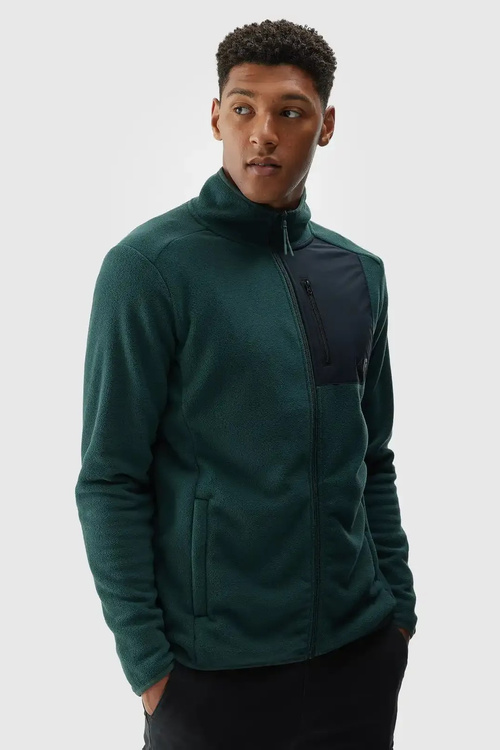 Men's Hooded Polar Regular 4F Black 4FWMM00TFLEM290-20S