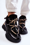Women's Insulated Sports Boots Black Edora