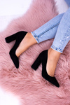Suede Women's Black Stiletto pumps Celine