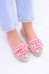 Red Women's Espadrilles Sandals Buni Cocards