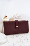 Women's Wallet Made of Eco Leather Large Bordeaux Gilessa