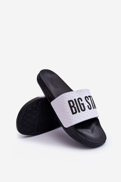 Men's Slippers Big Star MM174320 White-Black