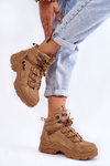 Women's Trekking Shoes Trappers Lee Cooper LCJ-22-31-1442 Brown