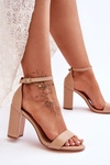 High Heel Sandals Beige Individual