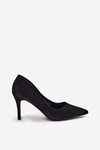 Stiletto Heels Made Of Eco Suede Black Vannith