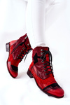 Women’s Boots Maciejka Warm Leather Red 04625-08